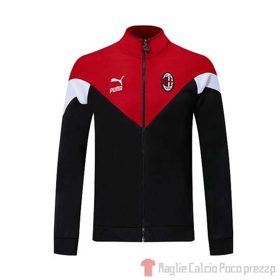 Giacca Milan 2020/2021 Nero e Rosso - Clicca l'immagine per chiudere